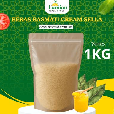 BERAS BASMATI ONLY CREAM SELLA 1KG