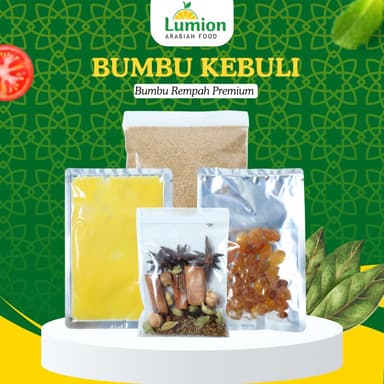 PAKET BUMBU KEBULI  Untuk 1 KG BERAS
