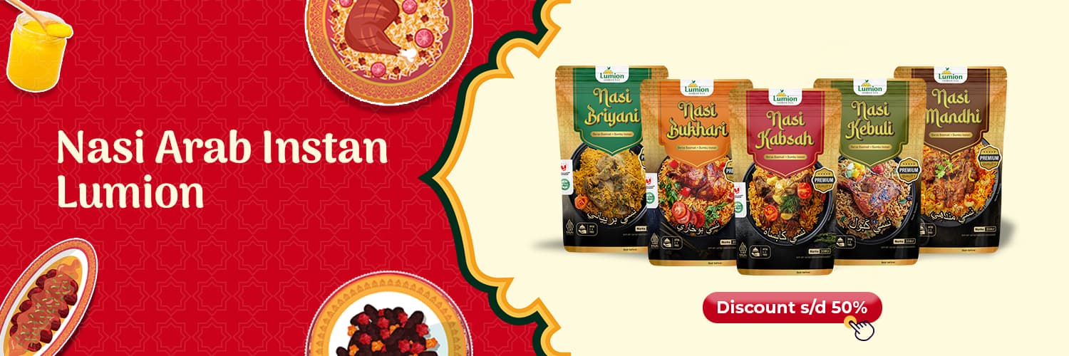 Nasi Arab Instan Lumion